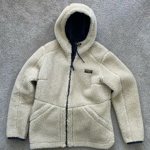 LL Bean Women’s Pile Fleece Teddy Coat